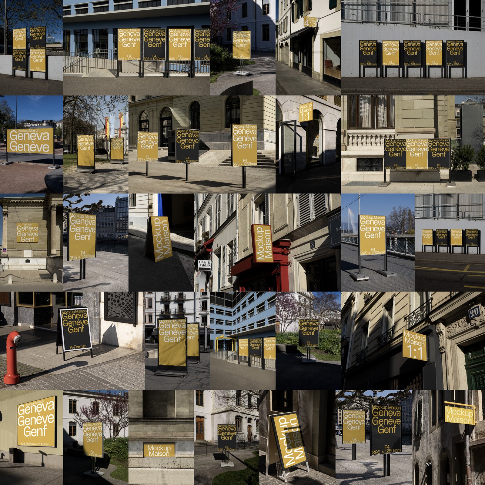 Geneva Collection – 32 Mockups