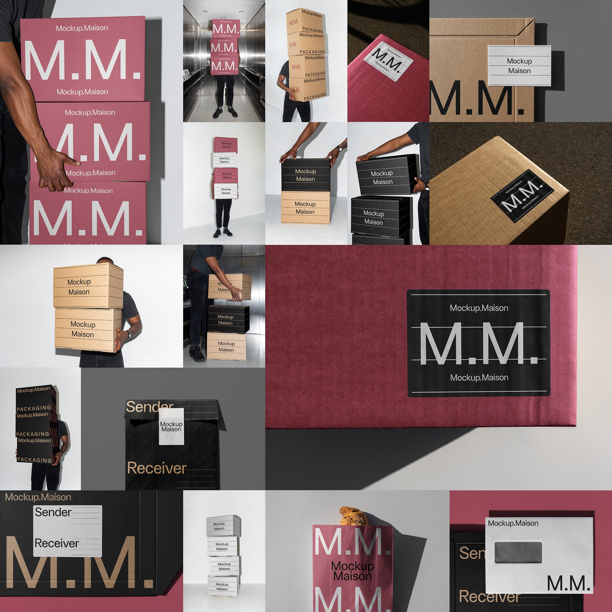 Packaging Collection – 18 Mockups