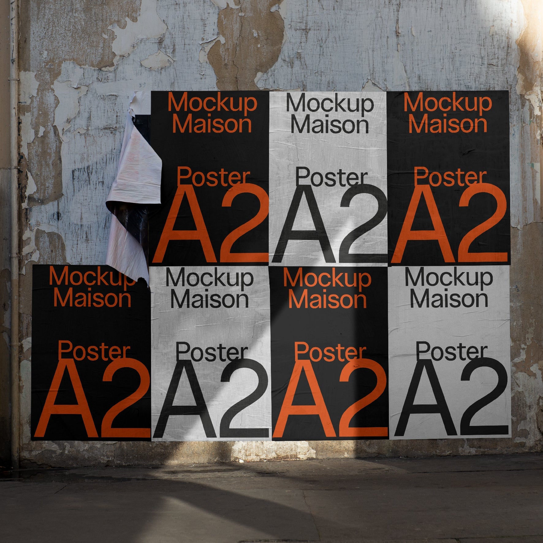 Urban Poster Mockups - Mockup.Maison