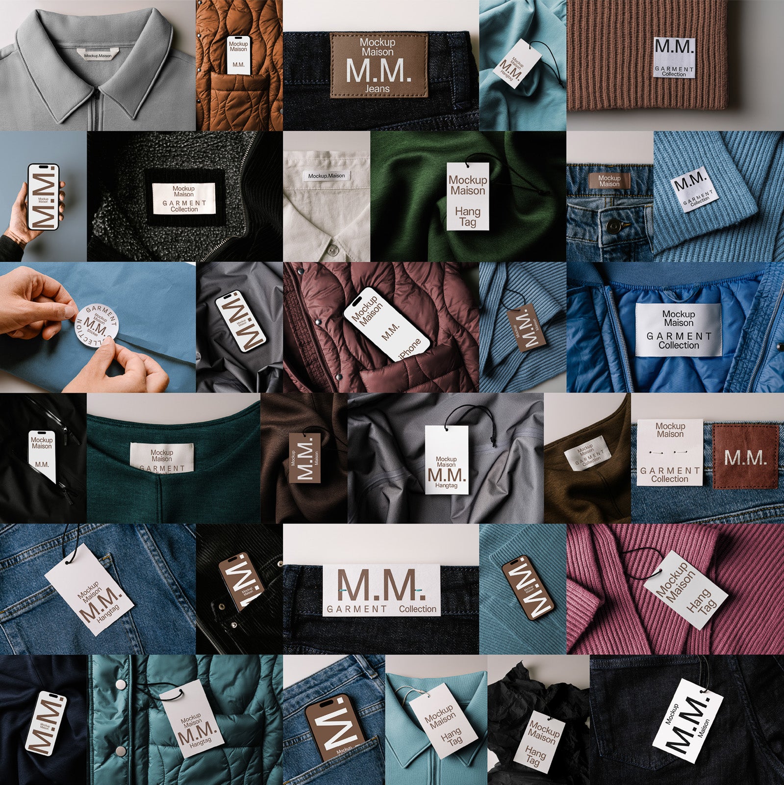 Garment Collection – 33 Mockups