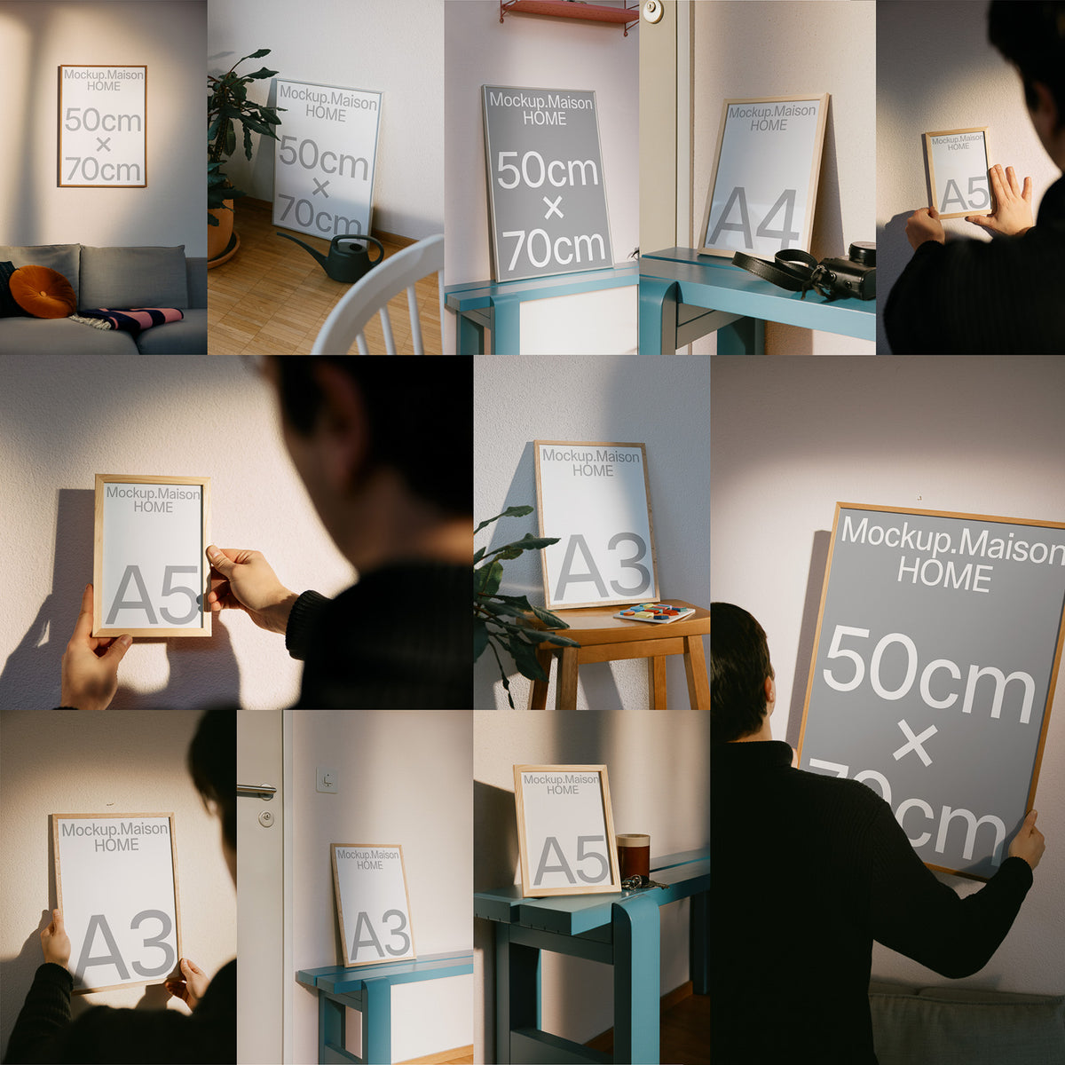 Home Frames Collection – 11 Mockups