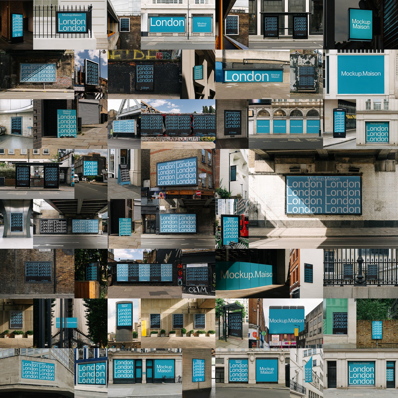 London 2 Collection – 55 Mockups