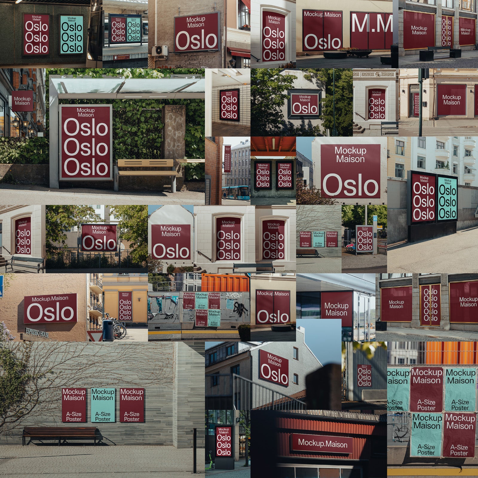 Oslo Collection – 34 Mockups