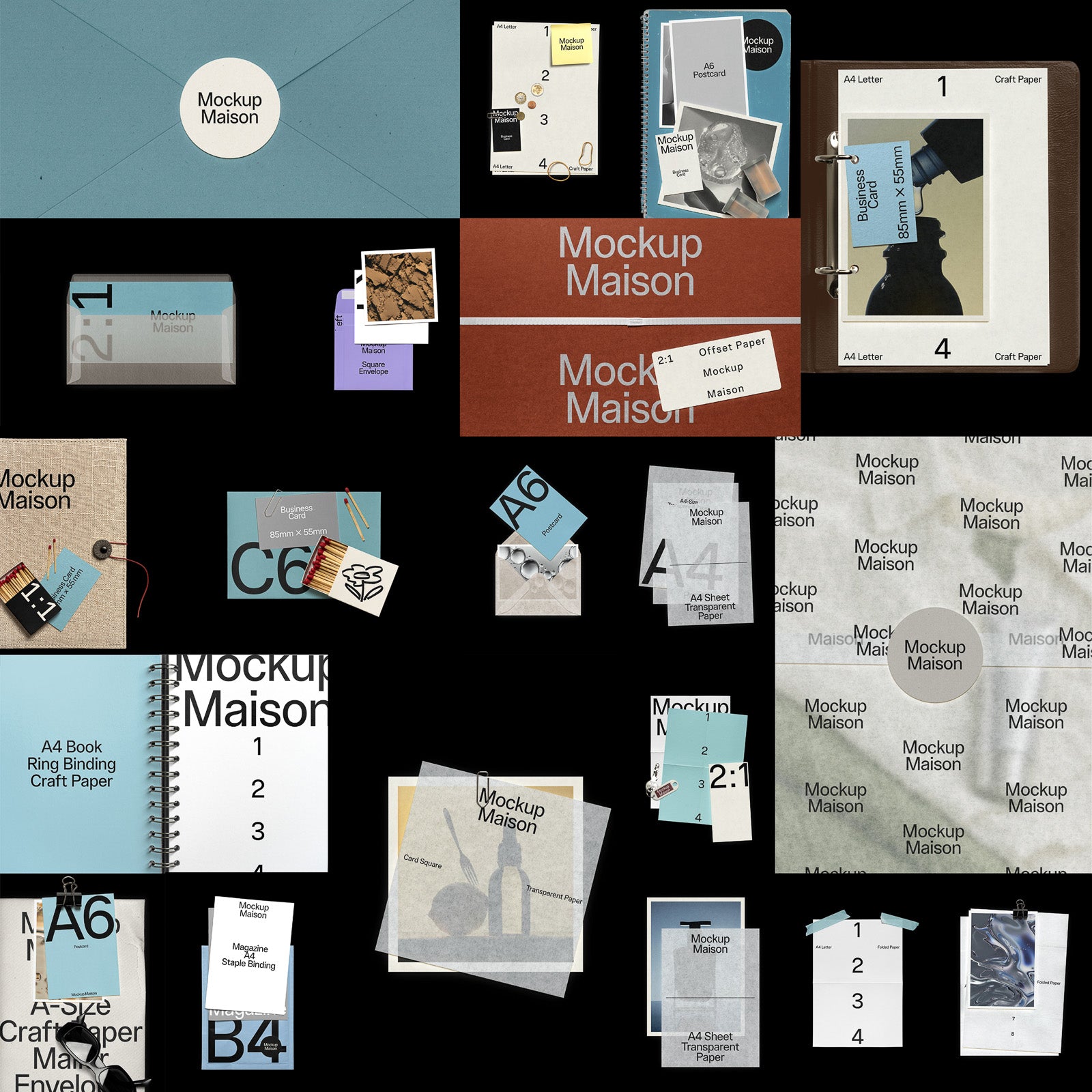 Paper Collection – 20 Mockups