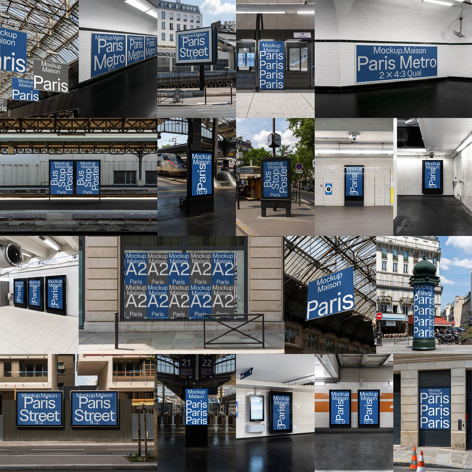 Paris2 Collection – 19 Mockups