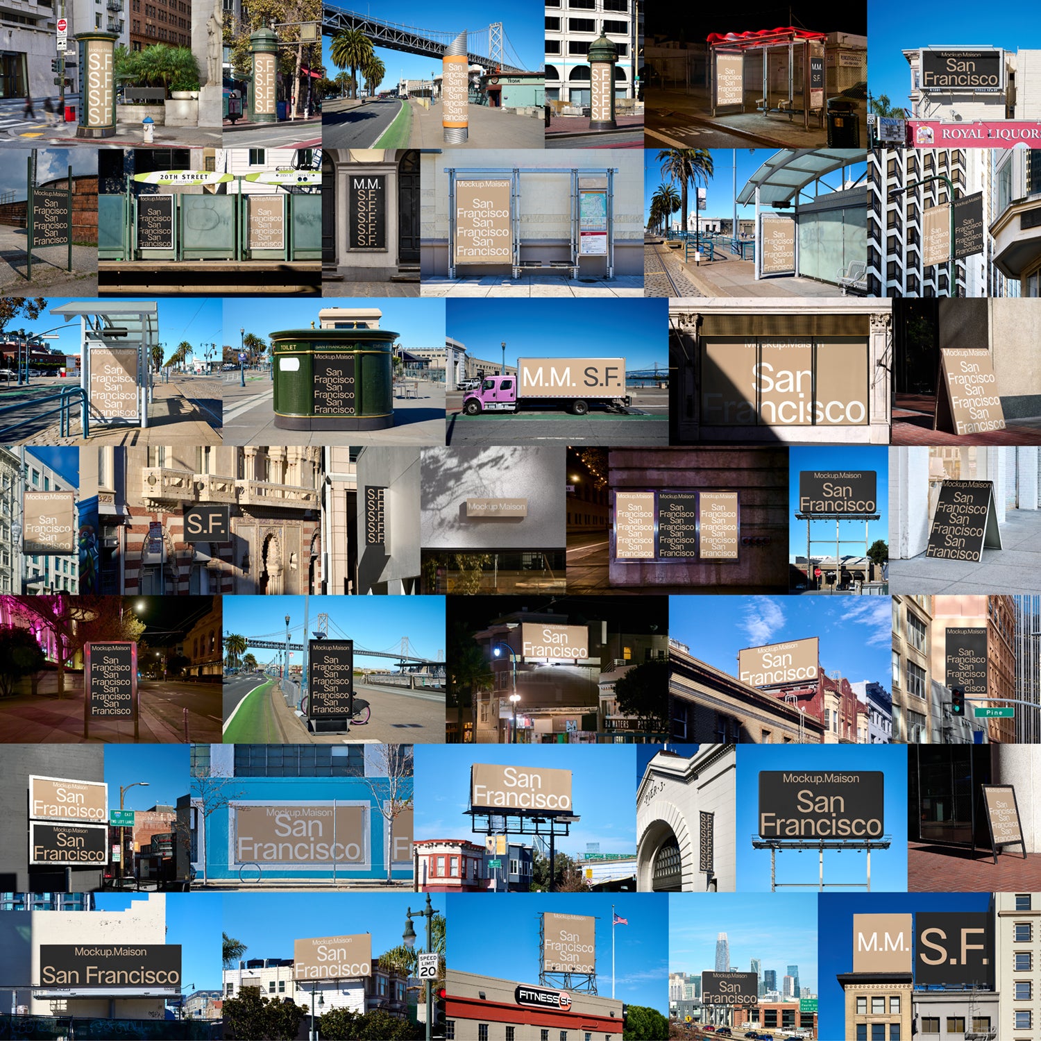 San Francisco Collection – 40 Mockups
