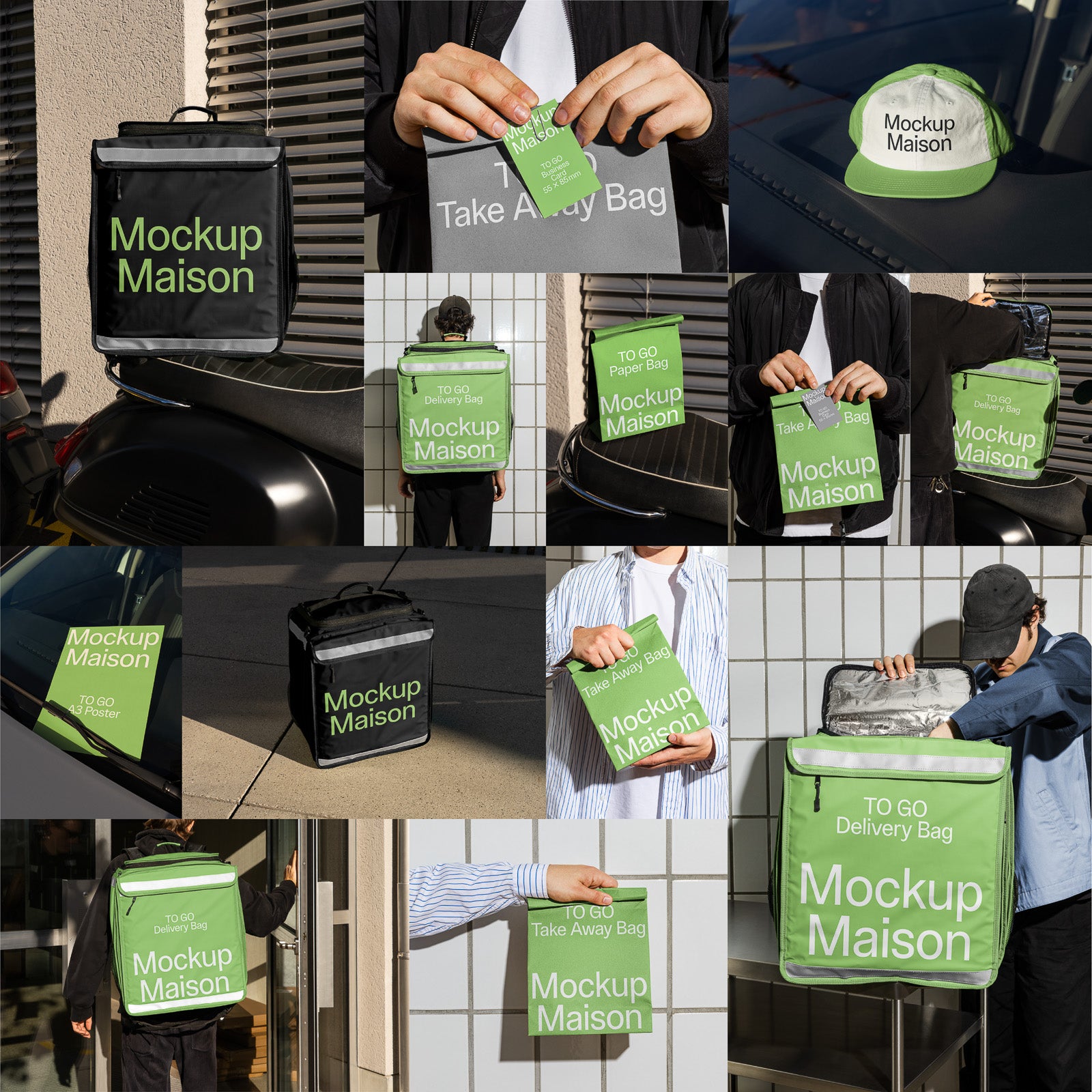ToGo Delivery Collection – 13 Mockups
