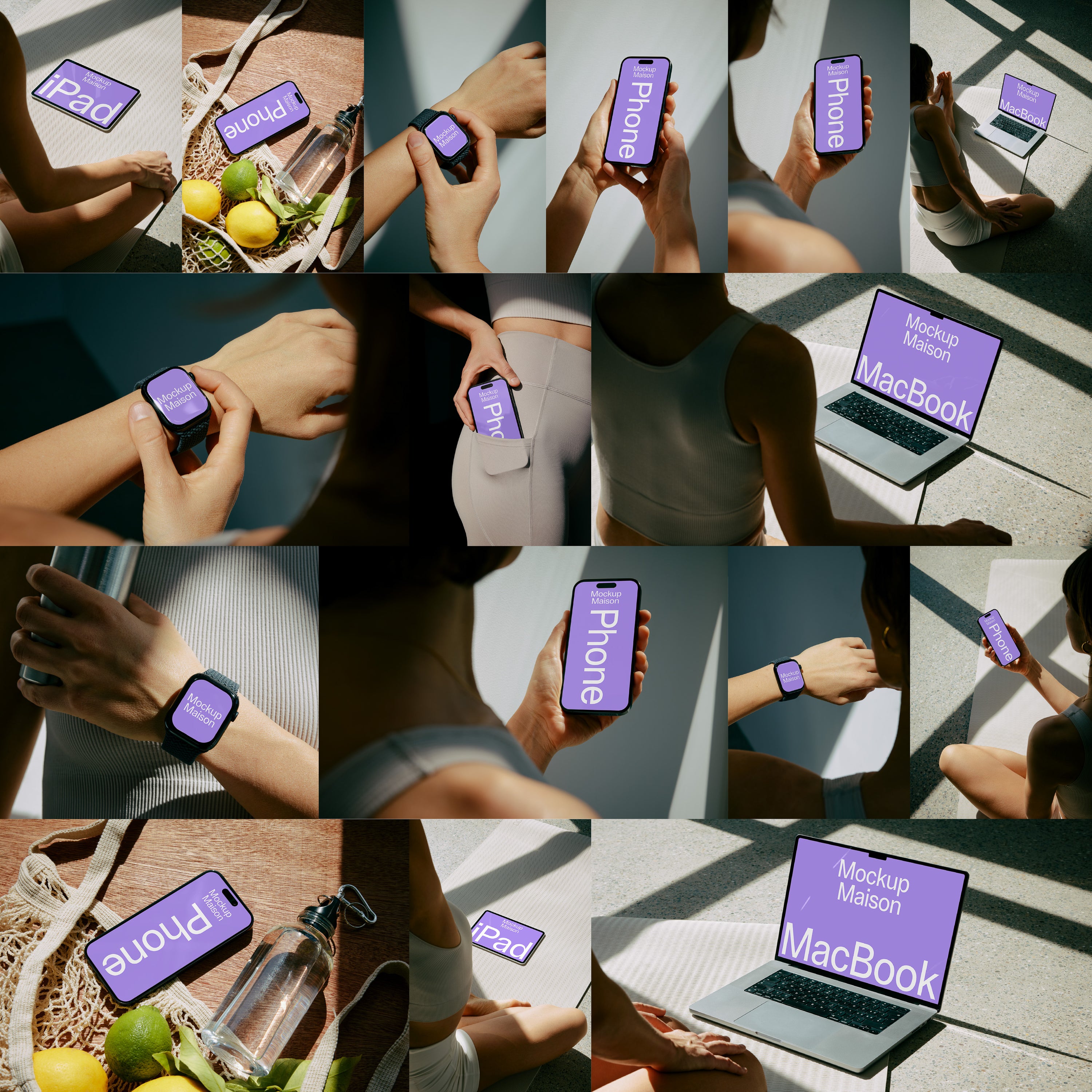 Yoga Devices Collection – 16 Mockups