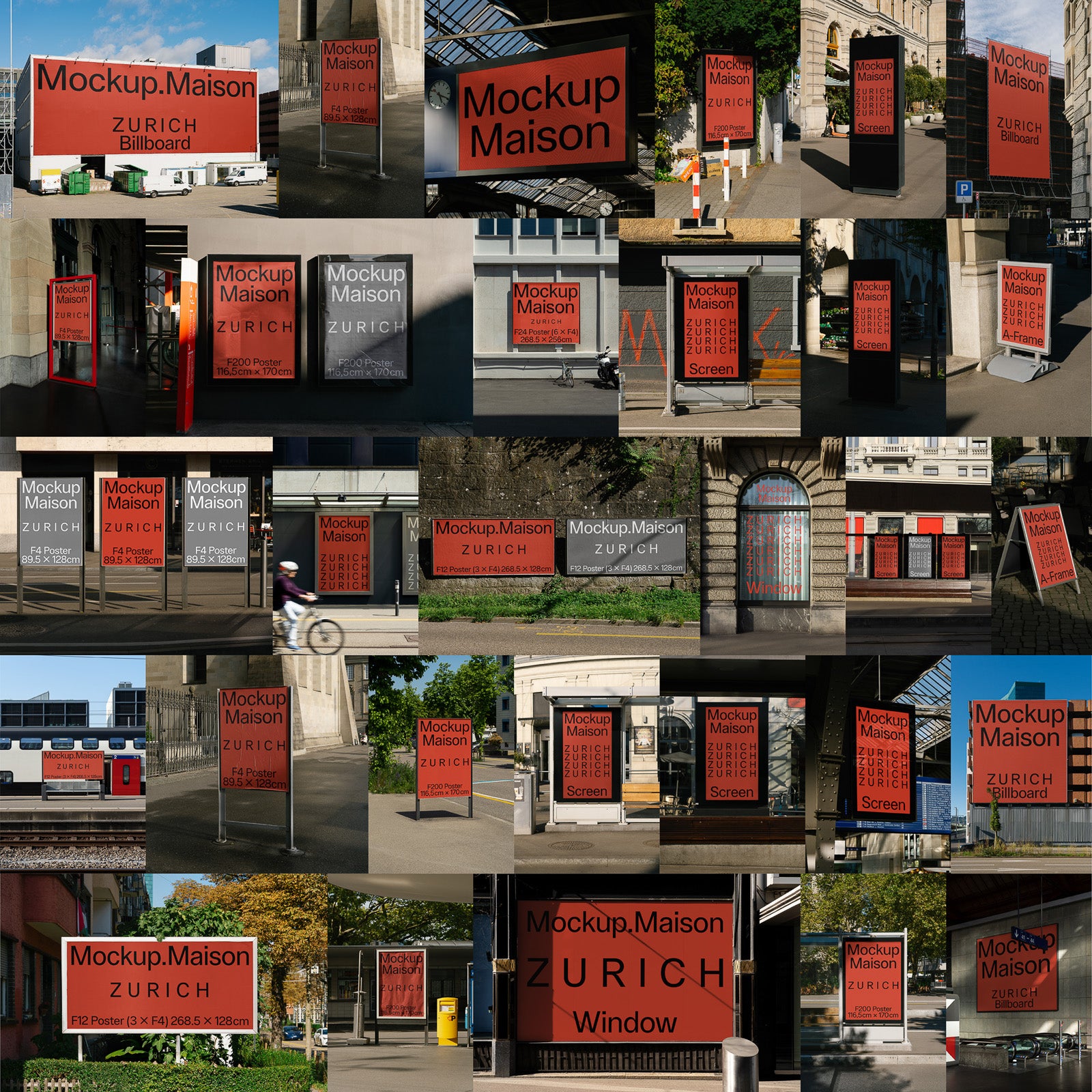 Zurich2 Collection – 30 Mockups